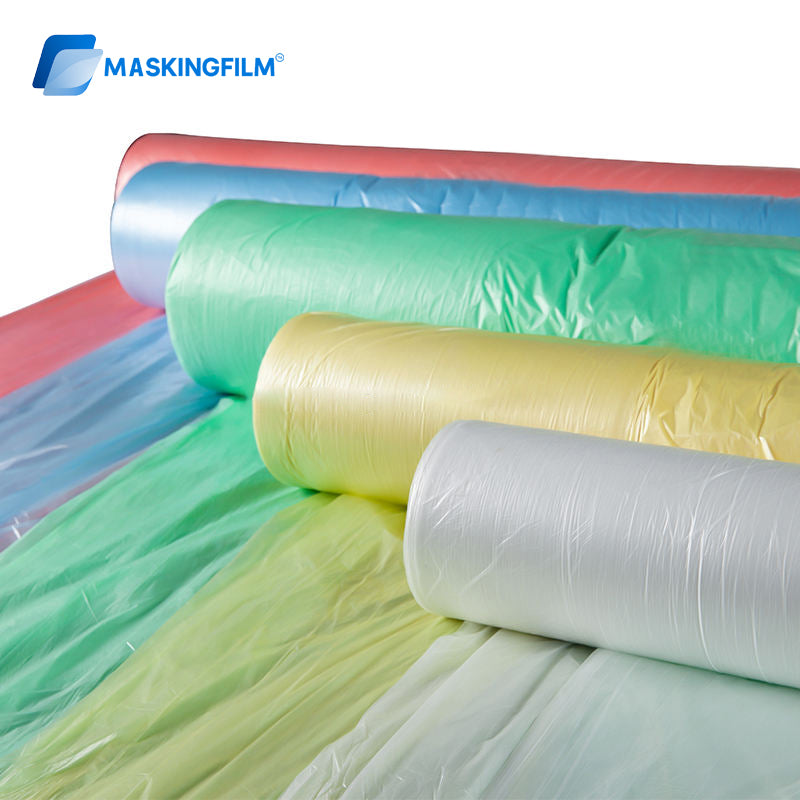 Car Paint Masking Film 4m x 300m | HDPE Plastic Sheeting for Full Vehicle Protection & Spray Painting