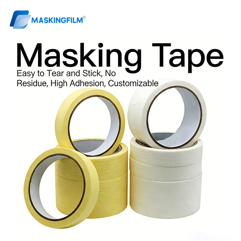 Medium-High Tack Washi Masking Tape - Easy Tear & No-Residue for Perler Bead Art, Home Decoration, Painting and Clean Surface Protection