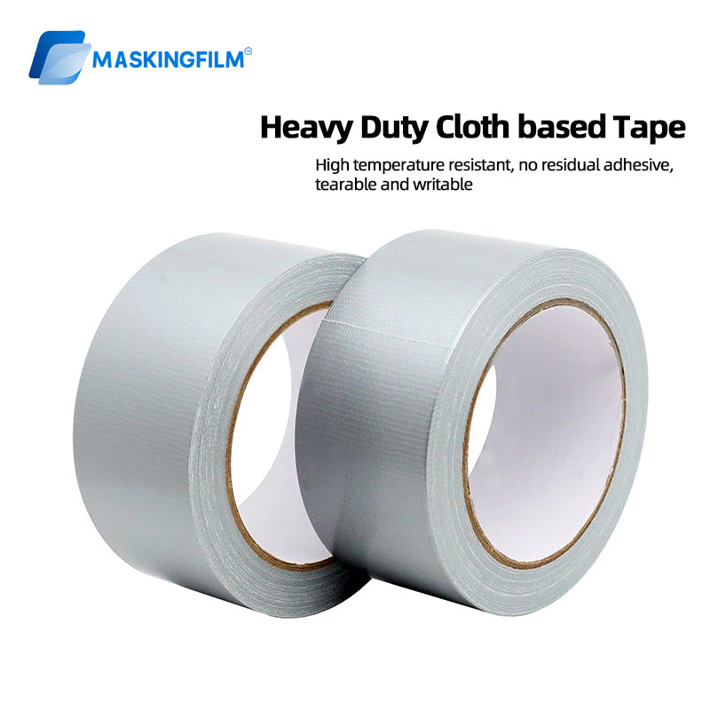 Heavy Duty Duct Tape - High Temperature Resistant & Waterproof, No-Residue Cloth Tape for Floor Protection, Carpet Masking and Industrial Use ﻿ ﻿