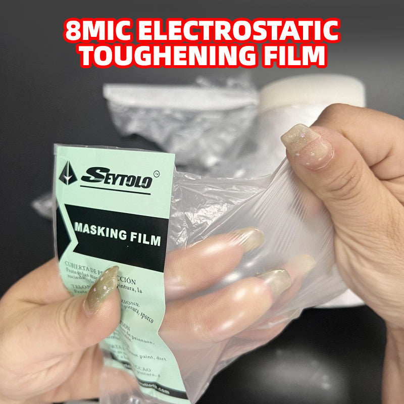 8mic electrostatic film+15mm seamless tape
