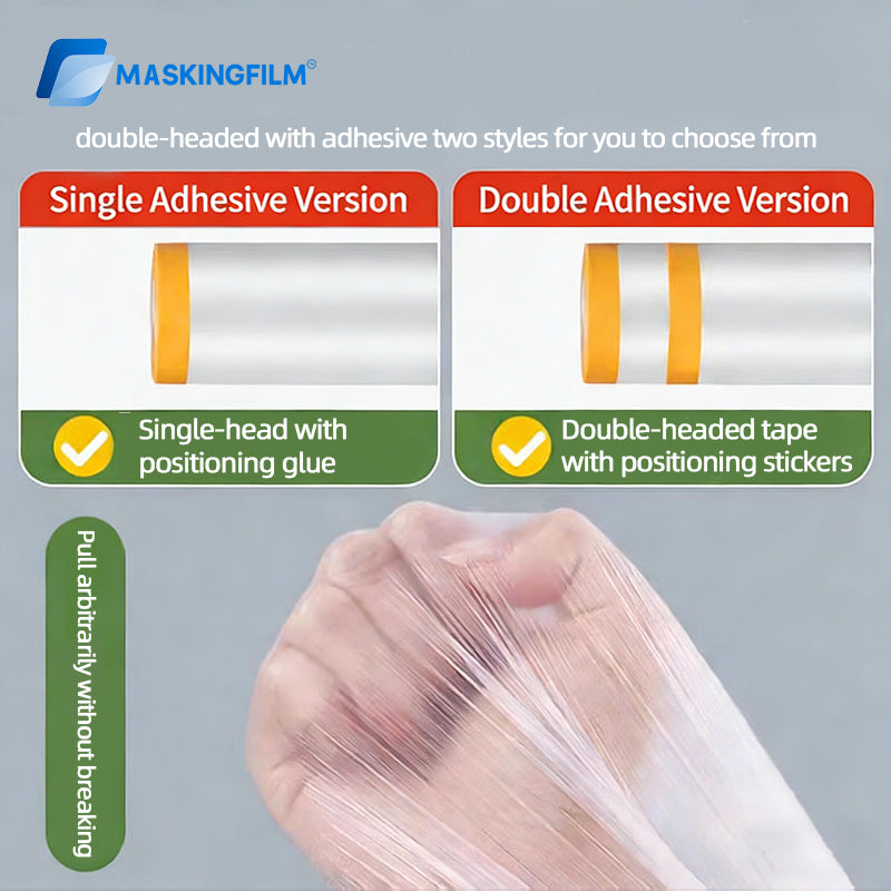 Dust Proof Plastic Film - Furniture & Sofa Cover for Home Renovation and Protection - Multi-Purpose Drop Cloth