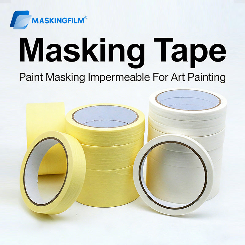 Medium-High Tack Washi Masking Tape - Easy Tear & No-Residue for Perler Bead Art, Home Decoration, Painting and Clean Surface Protection