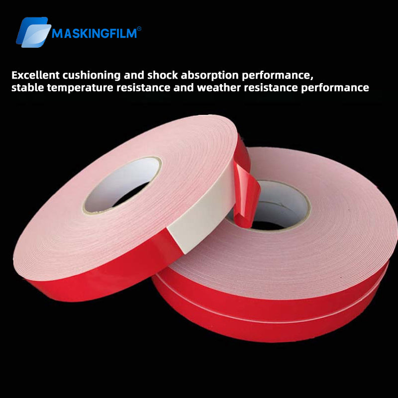 High Tack Foam Double Sided Tape, Waterproof & Heat Resistant for Metal Signs, Nameplates, Automotive Trim and Advertising Mounting, Heavy Duty Adhesive