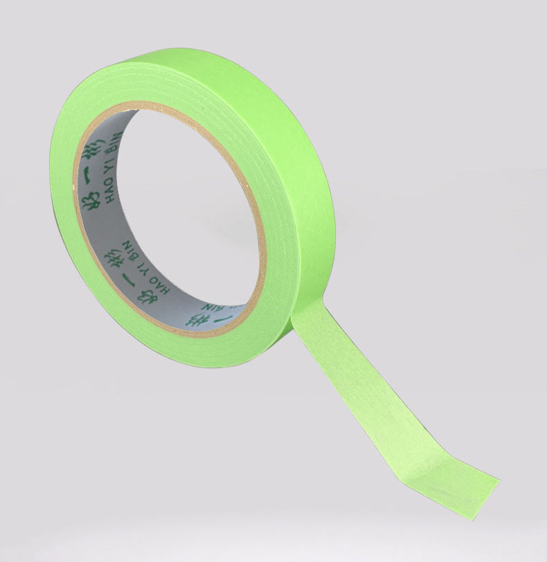 Art paint with weak adhesion and paper beauty pattern, paper tape, latex paint, diatomaceous earth, non residue adhesive, low adhesion and paper tape