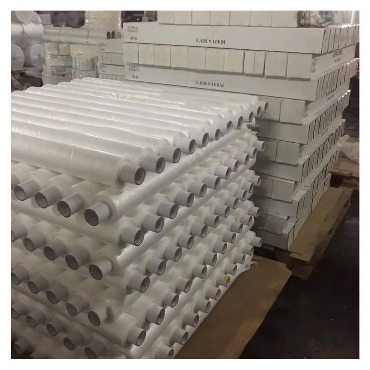 Car Paint Masking Film 3.8m x 100m | Heavy-Duty PE Plastic Sheeting for Auto Spray Painting | Dust-Proof Protection Bulk Rolls