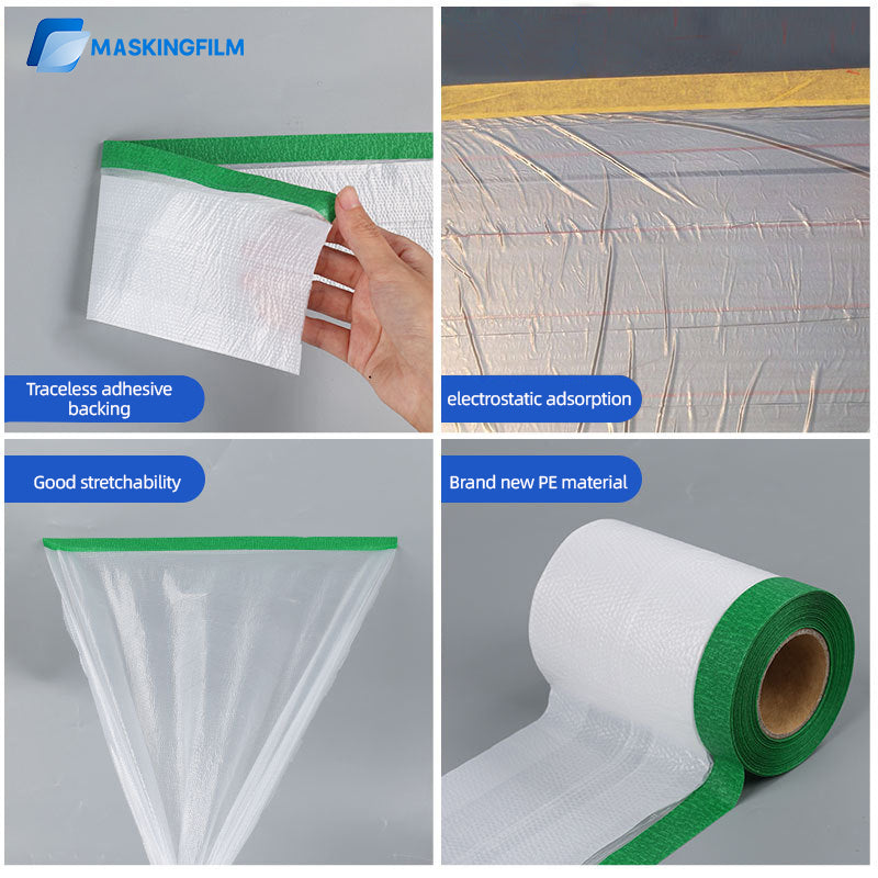 Spray shielding protective film