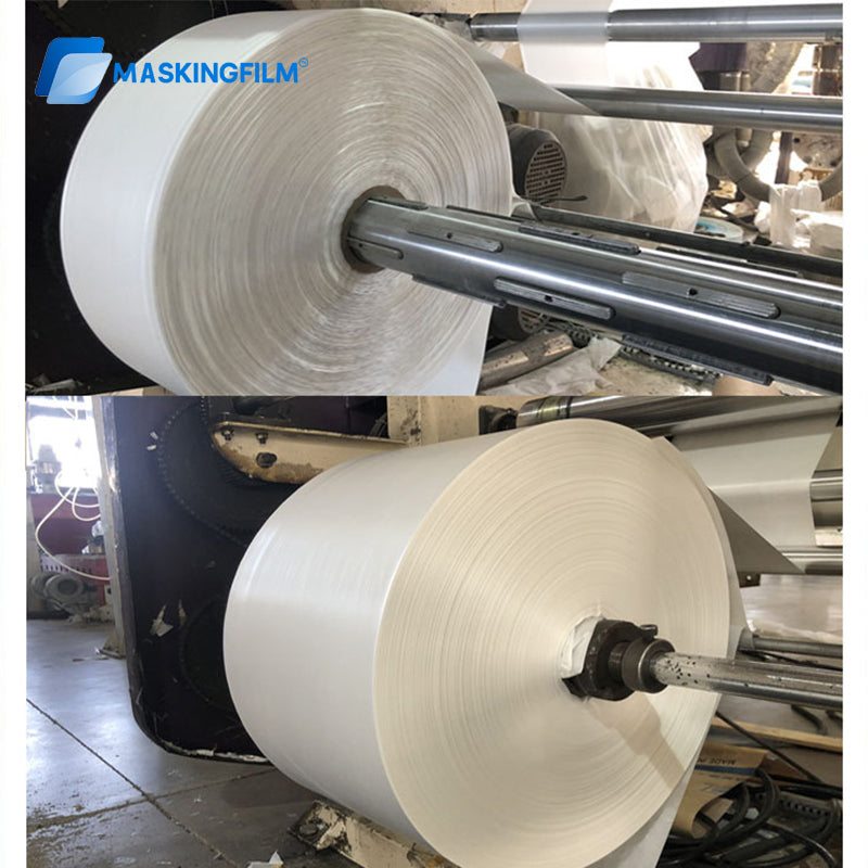 HDPE Polymer Masking Film Semi-Finished Master Rolls - Factory-Direct Supply for Automotive Spray Painting & Home Renovation Applications
