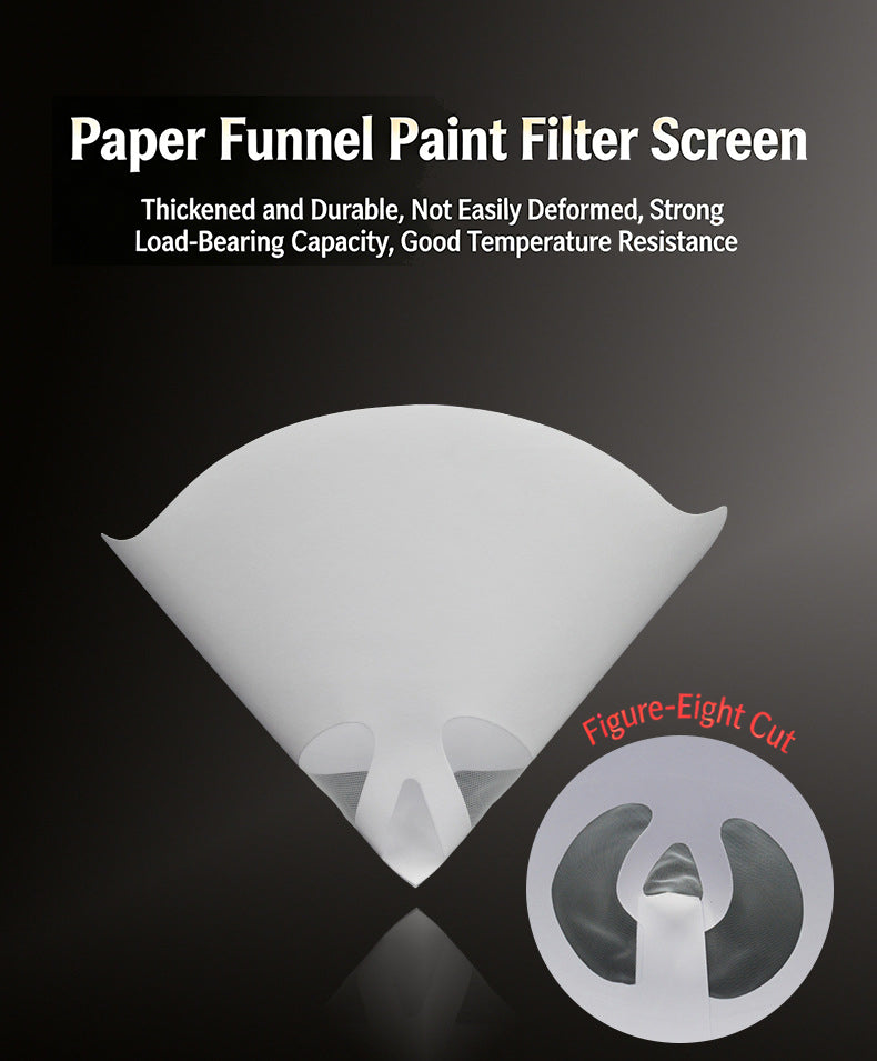 Custom 3D Printed Paint Filter Funnel - Industrial & Automotive Paint Mixing Tool with Filter Paper - Manufacturer for Wholesale