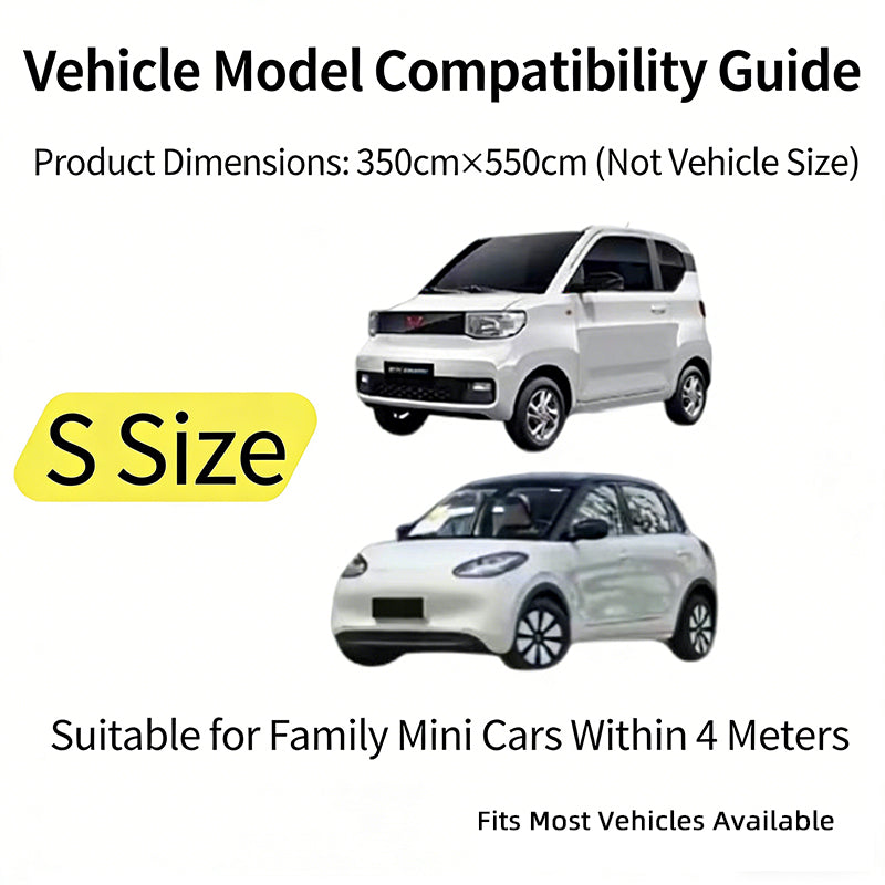 Disposable Car Cover - Universal Sun Rain & Dust Protection, Transparent Thin Full-Cover Auto Body Shield for SUV and Sedan ﻿ ﻿