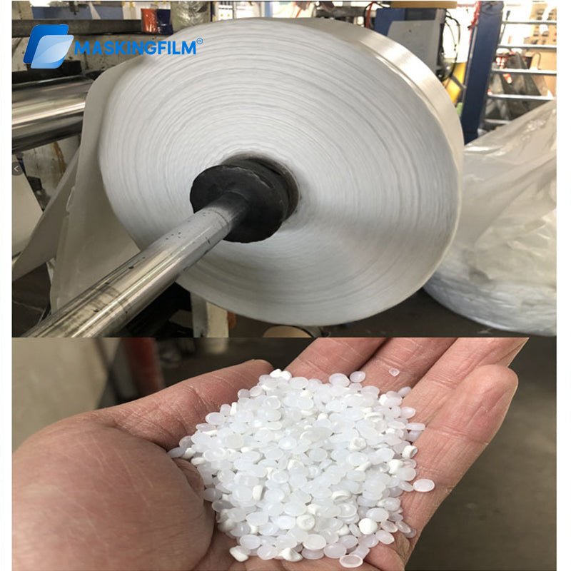 HDPE Polymer Masking Film Semi-Finished Master Rolls - Factory-Direct Supply for Automotive Spray Painting & Home Renovation Applications