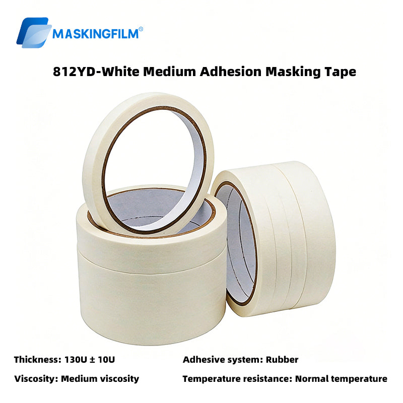 Medium-High Tack Washi Masking Tape - Easy Tear & No-Residue for Perler Bead Art, Home Decoration, Painting and Clean Surface Protection