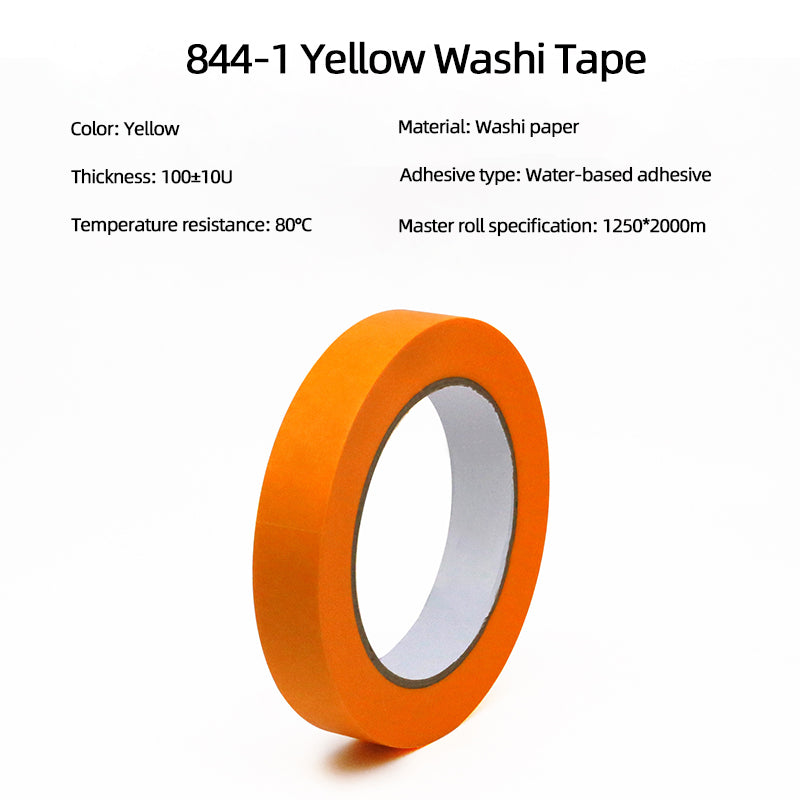 Bestselling High-Temp & UV Resistant Washi Tape - 14-Day No-Residue Colored Masking Paper for Reliable Protection & Clean Removal