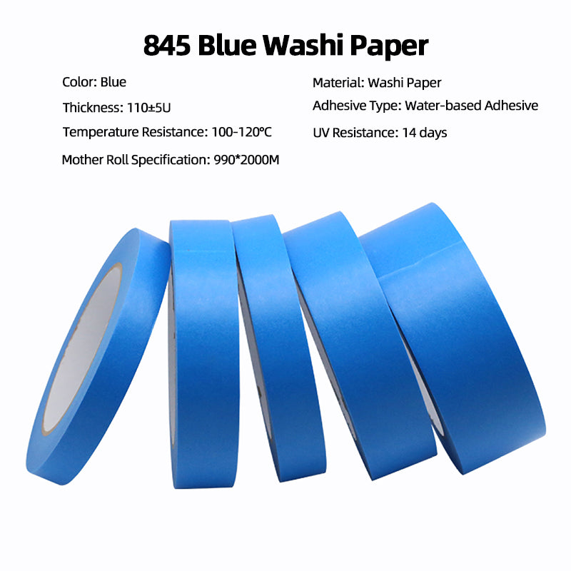 Bestselling High-Temp & UV Resistant Washi Tape - 14-Day No-Residue Colored Masking Paper for Reliable Protection & Clean Removal