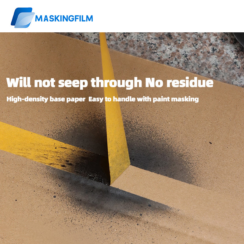 Wholesale strong adhesive and paper tape spray paint masking tape paper beauty seam color separation and paper beauty pattern paper high adhesive tape