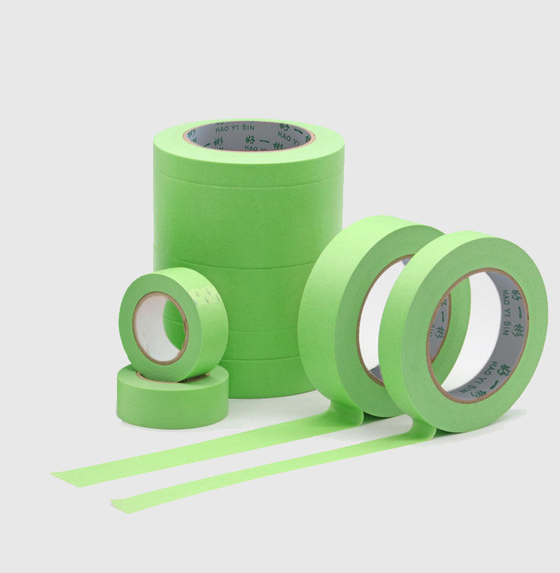 Art paint with weak adhesion and paper beauty pattern, paper tape, latex paint, diatomaceous earth, non residue adhesive, low adhesion and paper tape